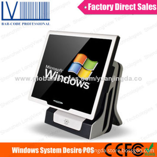 OEM 15-inch Tablet Windows-based Hotel Restaurant Supplies with Dual Screen Monitor